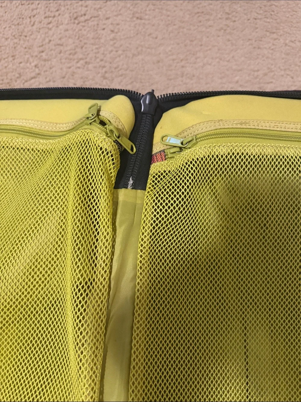 Retro Burton Red, Yellow, Black Plaid Travel Duffel